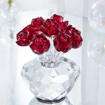 H&D Red Crystal Rose Flower Figurine Dreams Ornament Paperweight Collectible Gift Statue Home Wedding Table Centerpiece Ornament
H&D Red Crystal Rose Flower Figurine Dreams Ornament Paperweight Collectible Gift Statue Home Wedding Table Centerpiece Ornament