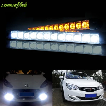 2Pcs/lot Flexible DRL LED Daytime Running Lights Lamp Car External Bar Fog Lights 12V 5/6/9/12 LEDs Car Styling Decor Lighting
2Pcs/lot Flexible DRL LED Daytime Running Lights Lamp Car External Bar Fog Lights 12V 5/6/9/12 LEDs Car Styling Decor Lighting