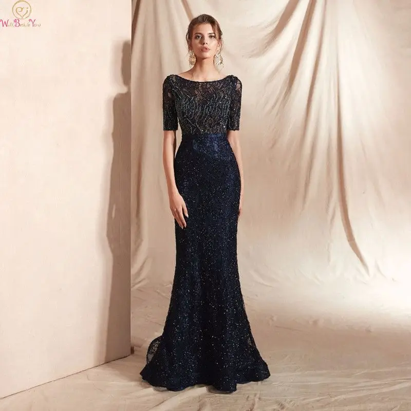2019 Scoop Evening Dress Long Mermaid Cap Sleeve Prom Gown Formal dress beading Sexy Lace Vintage Empire vestido de festa
2019 Scoop Evening Dress Long Mermaid Cap Sleeve Prom Gown Formal dress beading Sexy Lace Vintage Empire vestido de festa
