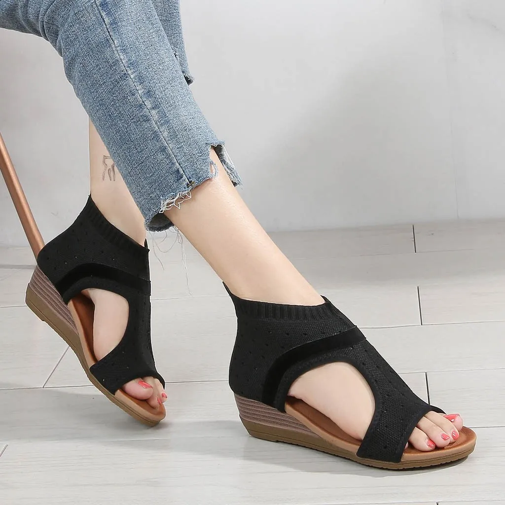 MUQGEW Roman Sandals Women Ethnic Style Shoes Platform Wedge Sandals Mesh Plus Size Footwear Summer Female Gladiator Shoes Women
MUQGEW Roman Sandals Women Ethnic Style Shoes Platform Wedge Sandals Mesh Plus Size Footwear Summer Female Gladiator Shoes Women