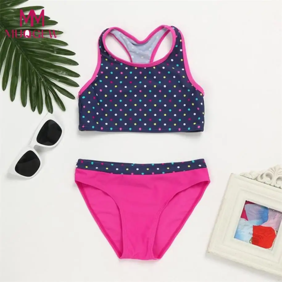 Children Swimwear Infant Kids Girls Color Dot Swimwear Two Piece Swimsuit Bikini Set Outfits 18M~5y 2018 New Summer Bathing Suit
Children Swimwear Infant Kids Girls Color Dot Swimwear Two Piece Swimsuit Bikini Set Outfits 18M~5y 2018 New Summer Bathing Suit