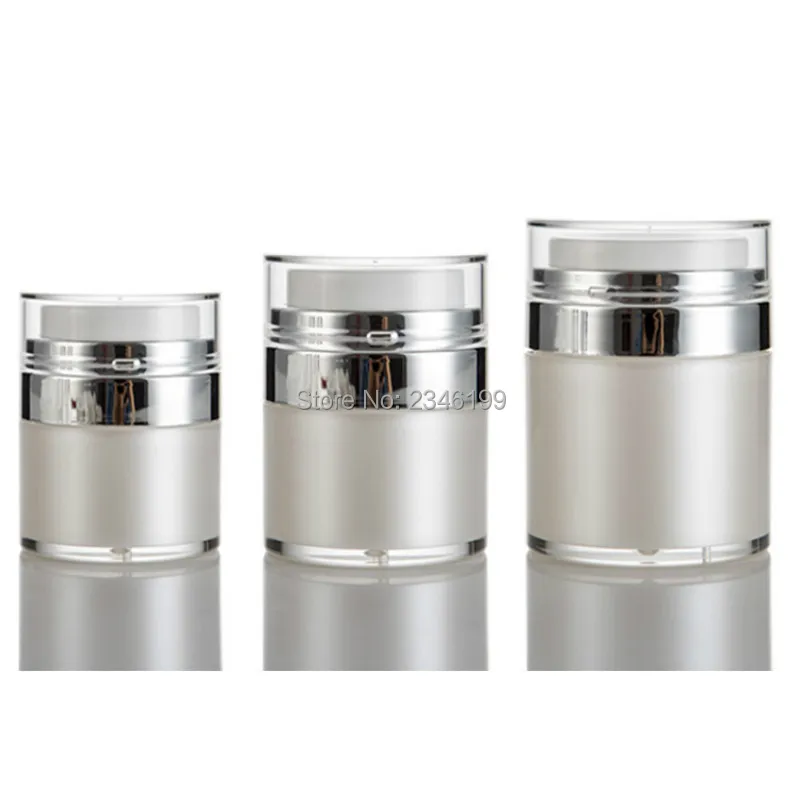 Acrylic Cream Jar 30g Empty Lotion Pump 15g Acrylic Cream Pump Cosmetic Container 50g Empty Cream Jar Emulsion Pump