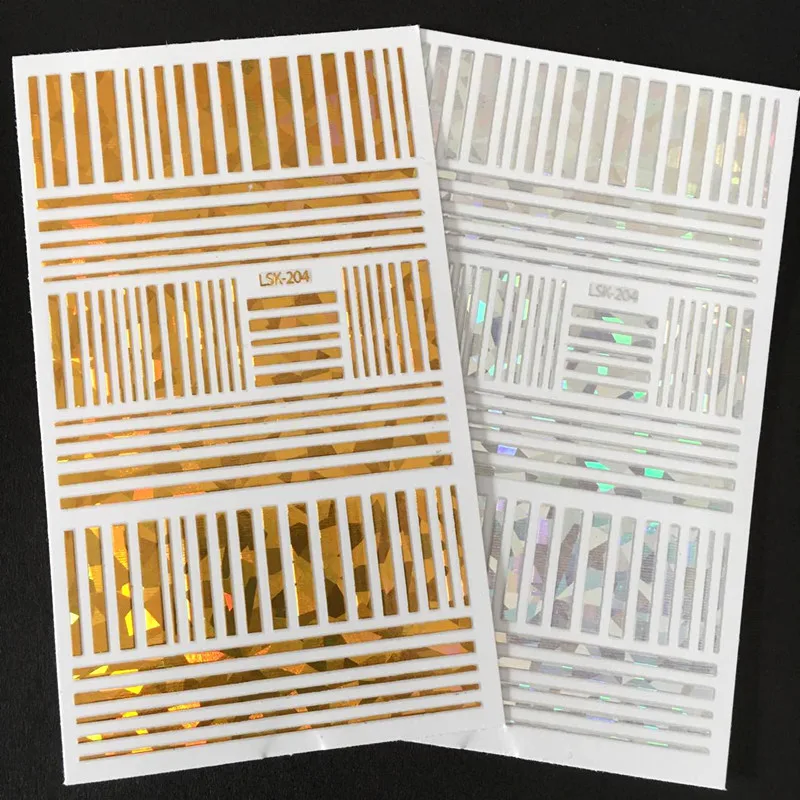 2017 newest LSIKA LSK-204 GOLD SILVE line SERIES star designs3d nail art letter fashionTemplate sticker decal MAGICO
2017 newest LSIKA LSK-204 GOLD SILVE line SERIES star designs3d nail art letter fashionTemplate sticker decal MAGICO
