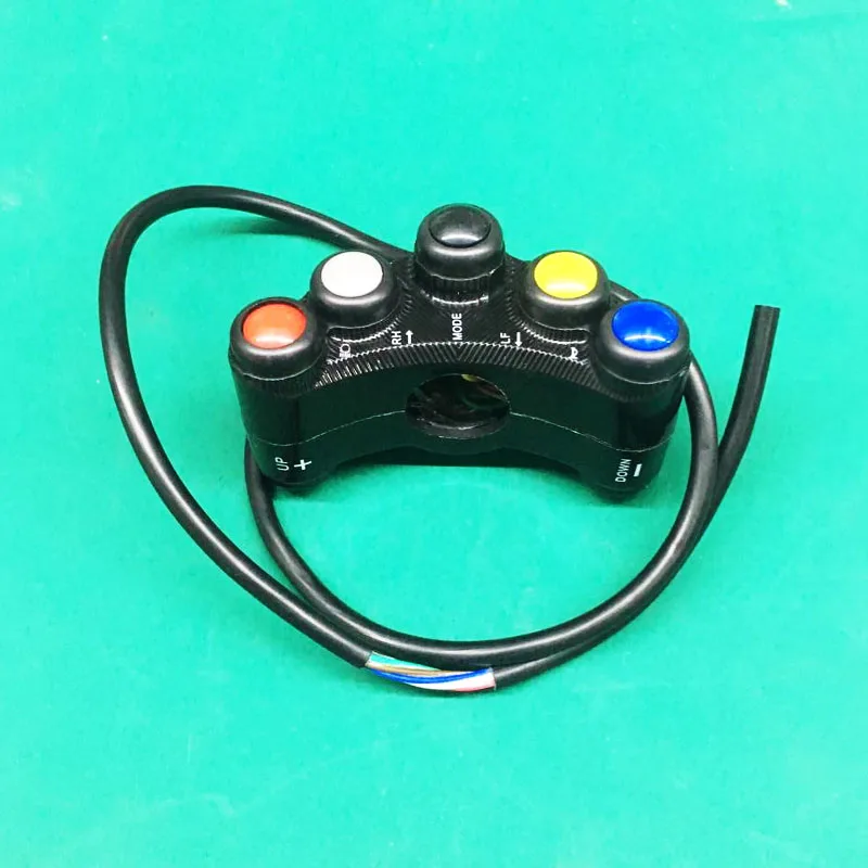 Motorcycle Switches 7/8" 22mm Handlebar Mount Headlight Turn Signal Fog Lights Horn ON OFF Start Kill Switch 12V Aluminum
Motorcycle Switches 7/8" 22mm Handlebar Mount Headlight Turn Signal Fog Lights Horn ON OFF Start Kill Switch 12V Aluminum