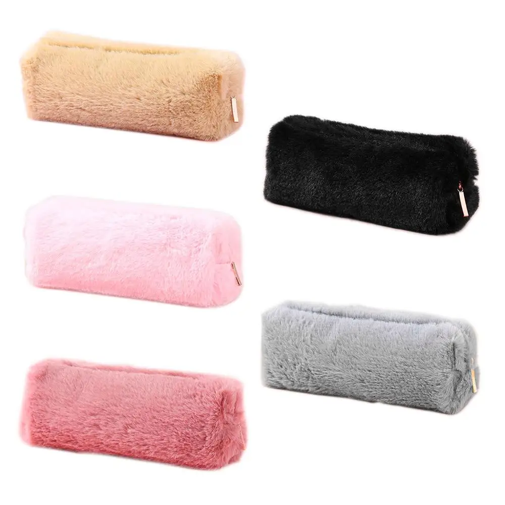 Solid Color Plush Pencil Case School Pencil Cases Bag Stationery For Girls School Supplies Tools
Solid Color Plush Pencil Case School Pencil Cases Bag Stationery For Girls School Supplies Tools