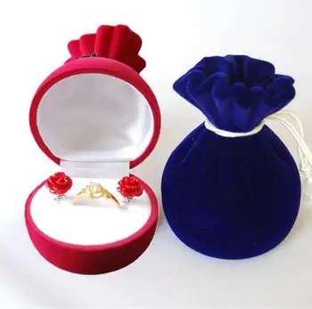 50pcs/lot Creative Velvet Pomegranate Flower Ring Earrings Box Jewelry Box Storage Case Gift Box Jewelry Packaging Display Rack
50pcs/lot Creative Velvet Pomegranate Flower Ring Earrings Box Jewelry Box Storage Case Gift Box Jewelry Packaging Display Rack