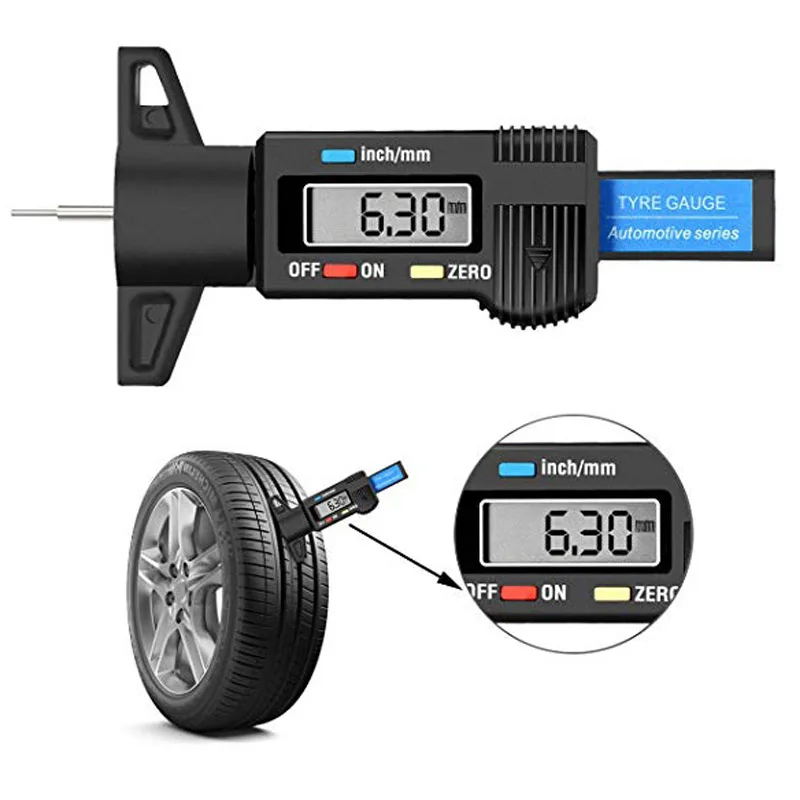 Digital Tire Tread Depth Gauge Digital Tire Gauge Meter Measurer LCD Display Tread Checker Tire Tester for Cars Trucks Vans SU
Digital Tire Tread Depth Gauge Digital Tire Gauge Meter Measurer LCD Display Tread Checker Tire Tester for Cars Trucks Vans SU