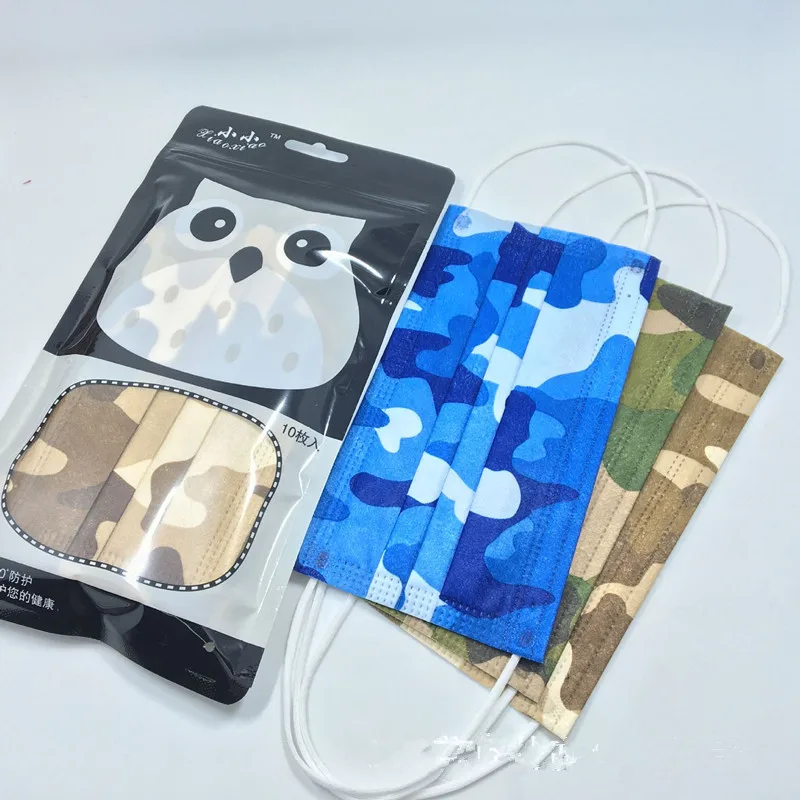Cool Non-woven Camouflage Style Anti Dust Disposable Masks Ear Hanging Gas Respirator Filter Face Mouth Mask Mouth-muffle 10pcs
Cool Non-woven Camouflage Style Anti Dust Disposable Masks Ear Hanging Gas Respirator Filter Face Mouth Mask Mouth-muffle 10pcs