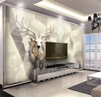Custom Any Size 3d Wallpaper 3D Geometric Triangle Elk Line TV Background Wall Decoration Mural Wallpaper
Custom Any Size 3d Wallpaper 3D Geometric Triangle Elk Line TV Background Wall Decoration Mural Wallpaper