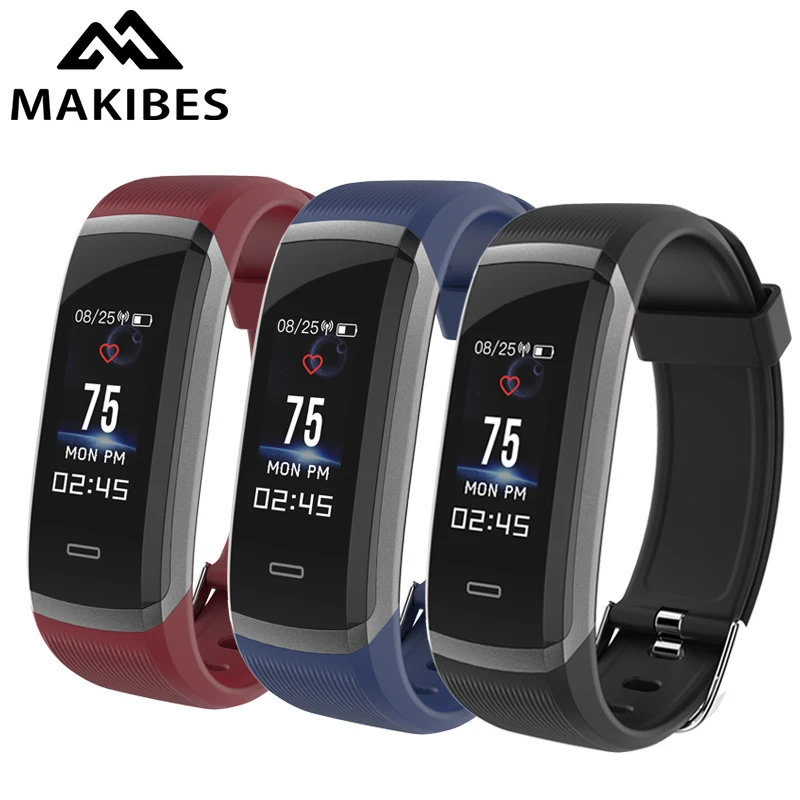 

Makibes HR3 Wristband Bracelet women men Continuous Heart Rate Fitness Tracker SmartBand for xiaomi iPhone7 Huawei PK GT101 gift