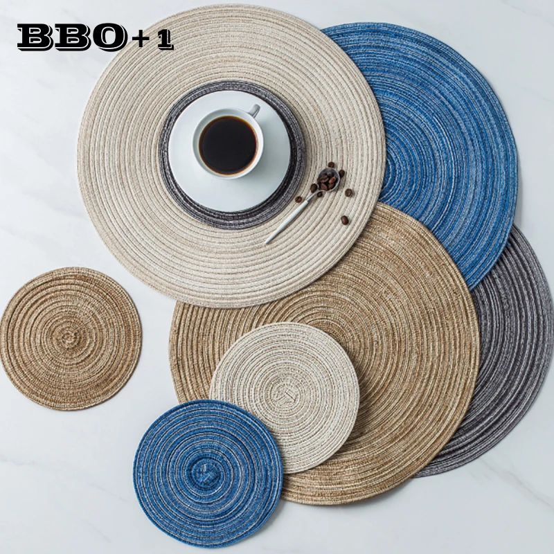 4pcs/set Solid Placemats Linen Non Slip Table Mat Table Ramie Insulation Pad Kitchen Accessories Decoration Home Pad Coaster
4pcs/set Solid Placemats Linen Non Slip Table Mat Table Ramie Insulation Pad Kitchen Accessories Decoration Home Pad Coaster
