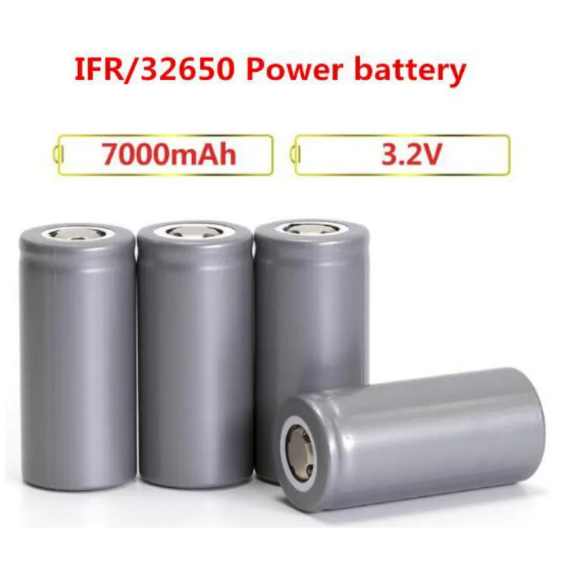 1pc/lot Vbatty 32650 7000mah 3.2V rechargeable lifepo4 battery with flat top for Backup Power flashlight 32700 battery
1pc/lot Vbatty 32650 7000mah 3.2V rechargeable lifepo4 battery with flat top for Backup Power flashlight 32700 battery