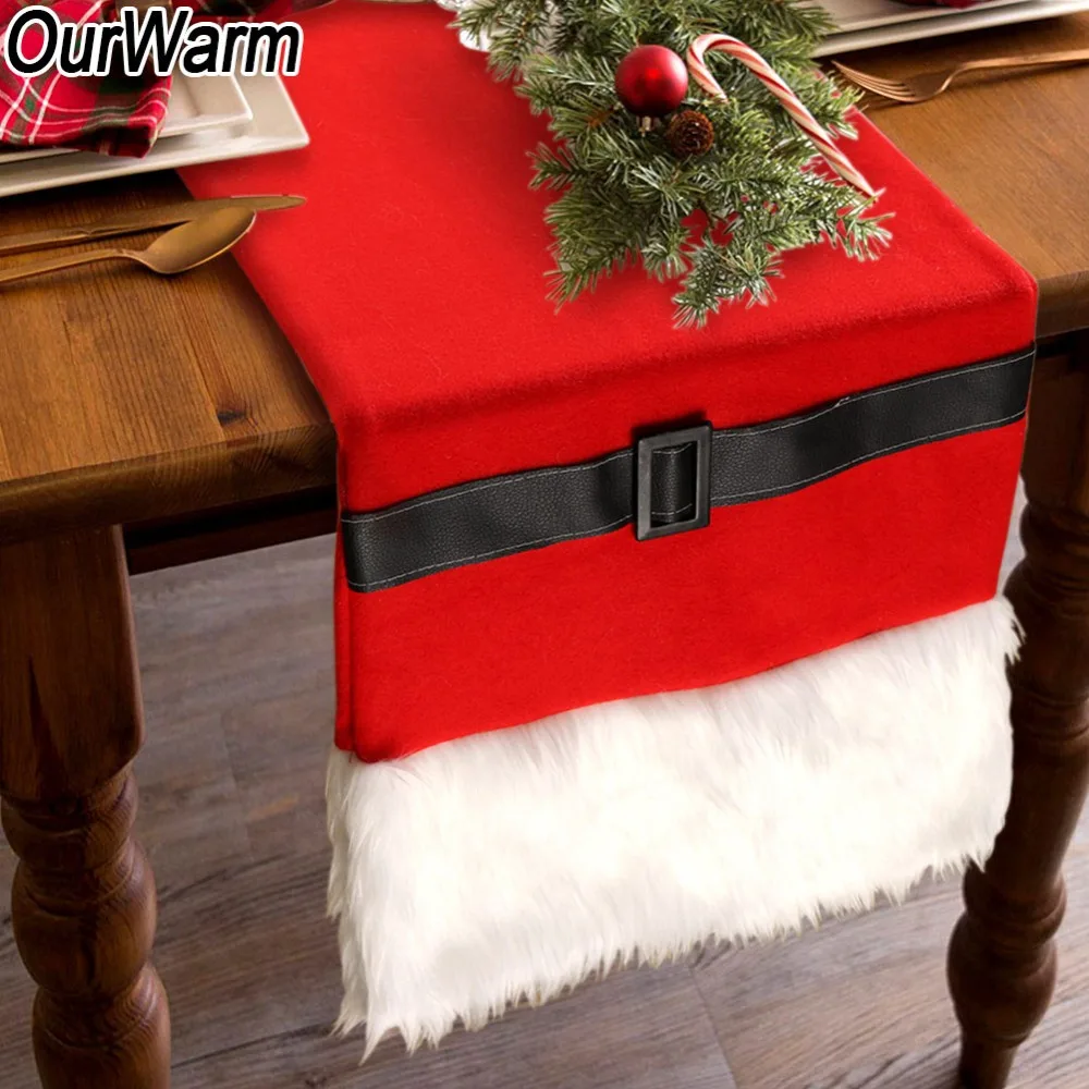OurWarm 14x72 inch Polyester Christmas Table Runner Santa Belt Christmas New Year Decorations For Home Dining Table Decorations
OurWarm 14x72 inch Polyester Christmas Table Runner Santa Belt Christmas New Year Decorations For Home Dining Table Decorations