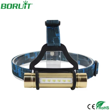 

BORUiT Portable XPE LED Headlamp Flashlight 3 Modes Headlights Waterproof Camping Hunting Fishing Head Torch Light 18650