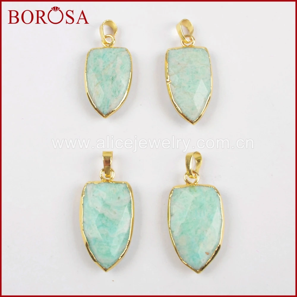 BOROSA Drusy Jewelry 5/10PCS Shield Shape Amazon Stone Gold Pendant Beads High Quality Druzy Gems Pendant for Necklace WX881
BOROSA Drusy Jewelry 5/10PCS Shield Shape Amazon Stone Gold Pendant Beads High Quality Druzy Gems Pendant for Necklace WX881