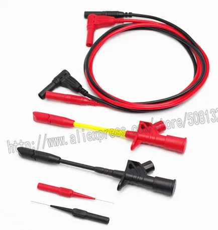 Silicone Test Lead, Insulation Piercing Test Clip, Fully Insulated Quick Piercing Test Clips Multimeter Test Probe Spring Load
Silicone Test Lead, Insulation Piercing Test Clip, Fully Insulated Quick Piercing Test Clips Multimeter Test Probe Spring Load