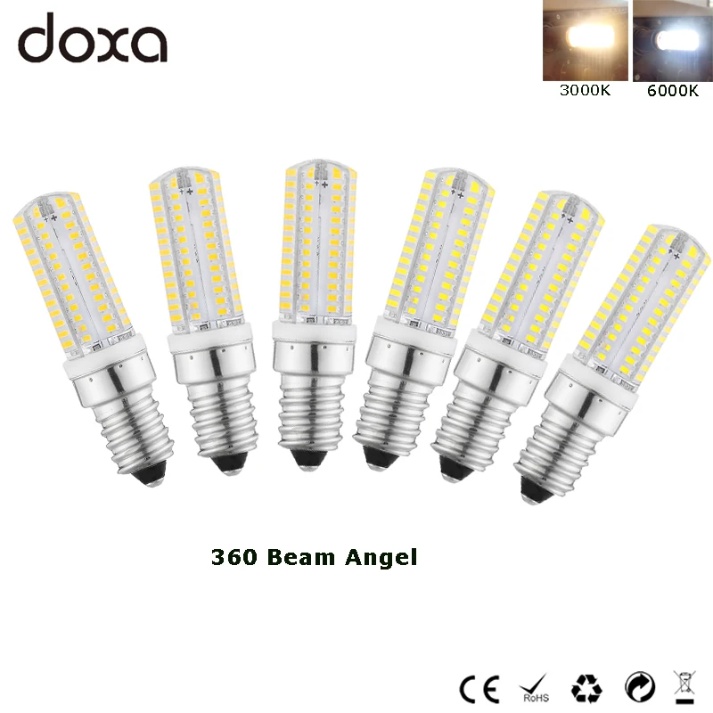 6pc E14 LED Lamp 110V 220V No Flicker 3W led E14 Light Bulbs 104LED 3014 SMD Replace 20W 30W Halogen Spotlight 3000K 4000K 6000K
6pc E14 LED Lamp 110V 220V No Flicker 3W led E14 Light Bulbs 104LED 3014 SMD Replace 20W 30W Halogen Spotlight 3000K 4000K 6000K
