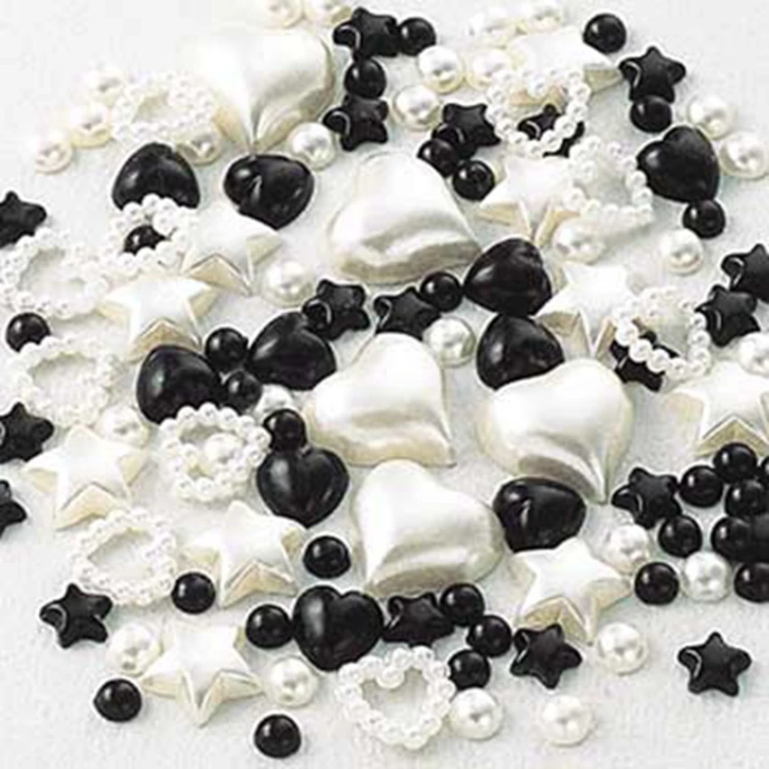 For DIY Jewelry Making Supplies Mixed (About 100pcs In One Set) Black And White Color Bulk Pack Pearls
For DIY Jewelry Making Supplies Mixed (About 100pcs In One Set) Black And White Color Bulk Pack Pearls