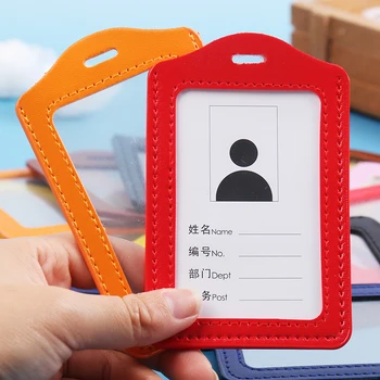 PU Leather ID Badge Case Clear and Color Border Lanyard Holes Bank Credit Card Holders ID Badge Holders Accessories 1PC
PU Leather ID Badge Case Clear and Color Border Lanyard Holes Bank Credit Card Holders ID Badge Holders Accessories 1PC