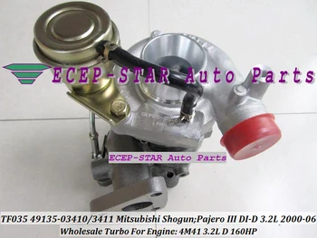 Free Ship Turbo TF035HL 49135-03410 49135-03411 ME203949 TurboCharger For Mitsubishi Shogun Pajero III 2000-06 4M41 3.2L Di-D
Free Ship Turbo TF035HL 49135-03410 49135-03411 ME203949 TurboCharger For Mitsubishi Shogun Pajero III 2000-06 4M41 3.2L Di-D