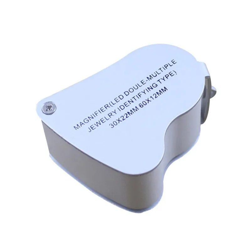 30X 60X Illuminated magnifier Optical glass metal plastic loupe Dual Lens lam Jewelry Appraisal tool High Quality
30X 60X Illuminated magnifier Optical glass metal plastic loupe Dual Lens lam Jewelry Appraisal tool High Quality