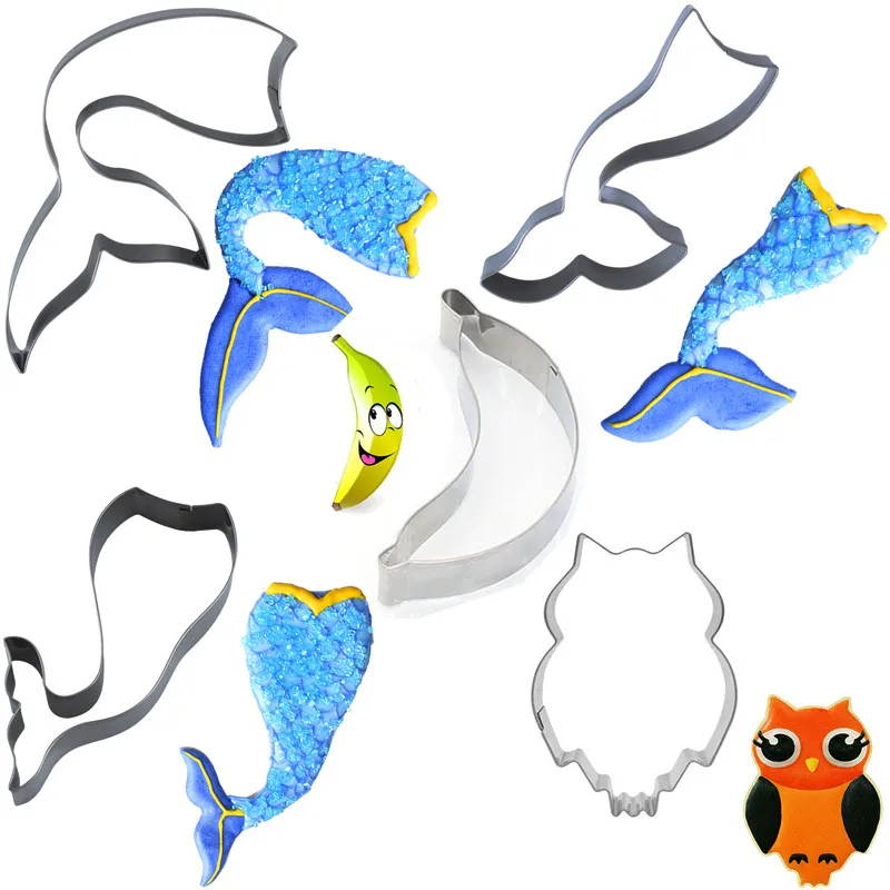Hot Sale Cartoon Animal Series Cookie Cutter Stainless Steel Cut Candy Biscuit Mold DIY Sugarcraft Pastry Baking Cutters
Hot Sale Cartoon Animal Series Cookie Cutter Stainless Steel Cut Candy Biscuit Mold DIY Sugarcraft Pastry Baking Cutters