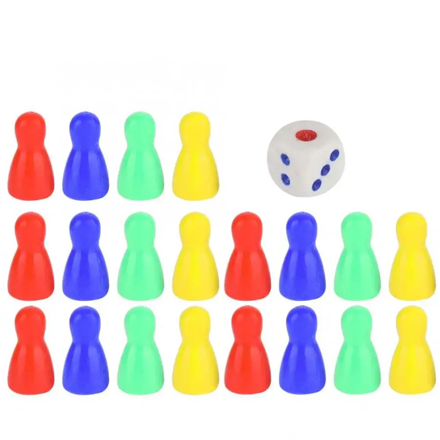 5pcs Plastic Colorful Chess Pieces Pawn Chess Pieces Dice Set for Board Card Games Accessory Entertainment
5pcs Plastic Colorful Chess Pieces Pawn Chess Pieces Dice Set for Board Card Games Accessory Entertainment