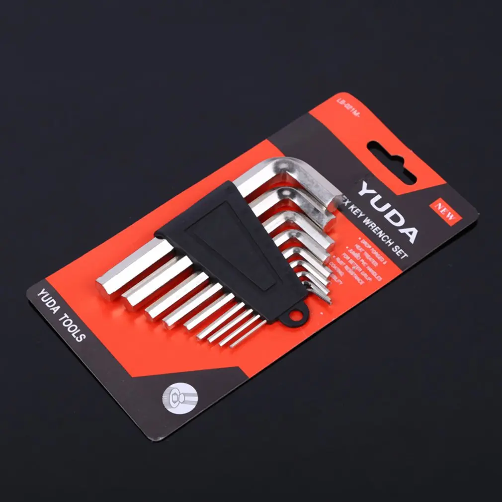 9pcs/set DICHUANG Hex Wrench Set Short/Medium/ Long/Lengthened Size Appliance Bicycle Repair Hand Tool
9pcs/set DICHUANG Hex Wrench Set Short/Medium/ Long/Lengthened Size Appliance Bicycle Repair Hand Tool