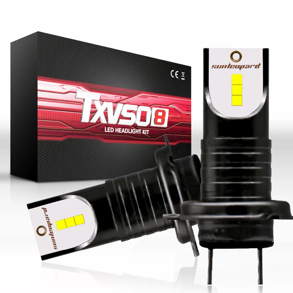 2 pcs H7 LED headlight conversion kit 110W 26000LM 6000K CSP one-piece headlights 360 degree beam waterproof dustproof
2 pcs H7 LED headlight conversion kit 110W 26000LM 6000K CSP one-piece headlights 360 degree beam waterproof dustproof