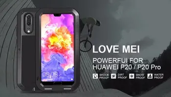 Love Mei Brand Powerful Metal Case for Huawei P20 Life Waterproof Shockproof Tough Armor Heavy Duty case for Huawei P20 Pro
Love Mei Brand Powerful Metal Case for Huawei P20 Life Waterproof Shockproof Tough Armor Heavy Duty case for Huawei P20 Pro