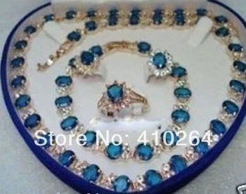 $wholesale_jewelry_wig$ Blue zircon crystal Necklace Bracelet Earrings Ring jewelry set
$wholesale_jewelry_wig$ Blue zircon crystal Necklace Bracelet Earrings Ring jewelry set