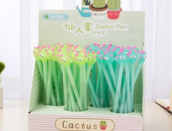 korea fresh cactus design gel ink pen cartoon stationery prize kawaii stydent pen office writing pen black neutral pen 48pc/lot
korea fresh cactus design gel ink pen cartoon stationery prize kawaii stydent pen office writing pen black neutral pen 48pc/lot