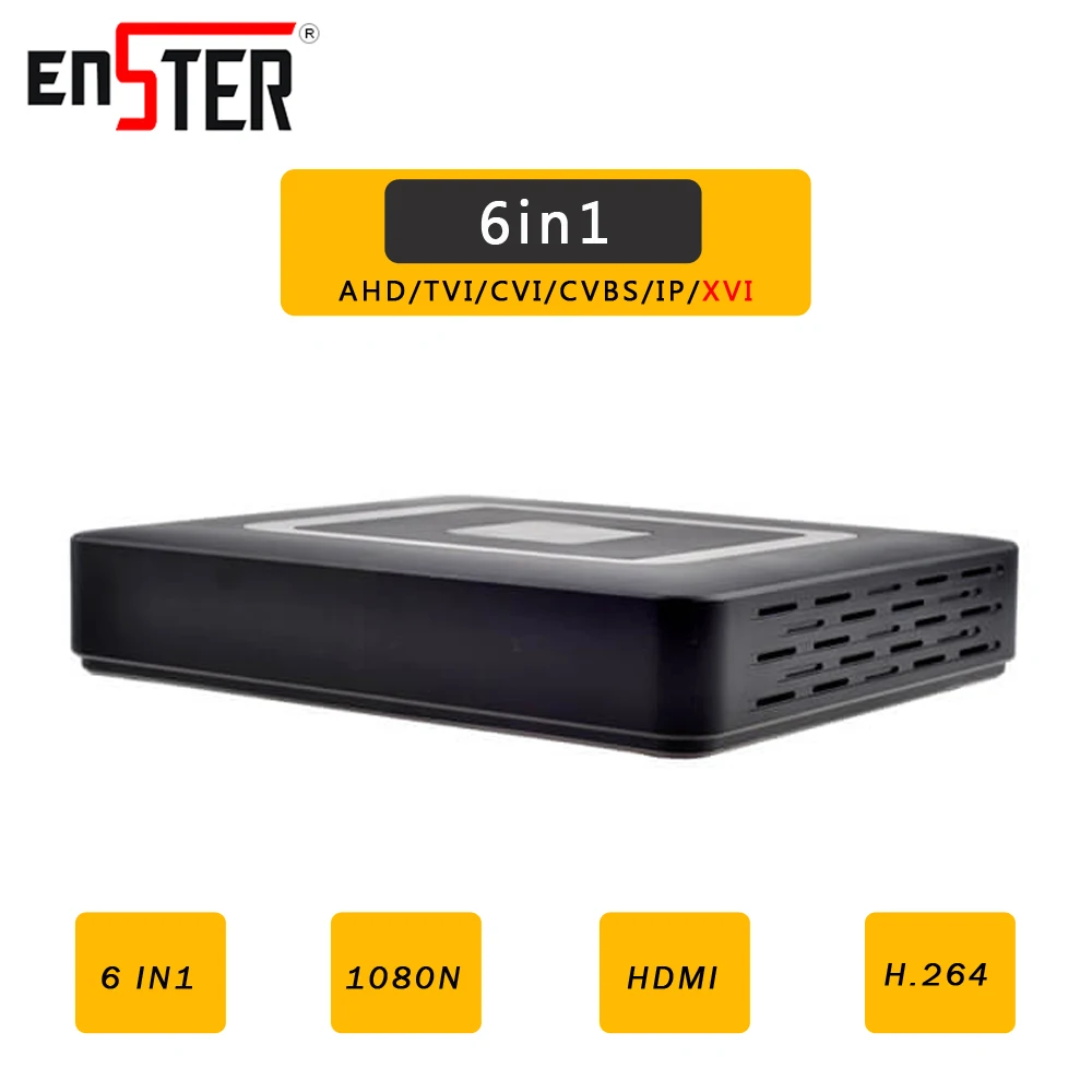 Enster DVR 4CH 8CH CCTV AHD Hybrid DVR XVR 1080P NVR 6in1 Video Recorder For AHD Camera IP Camera Analog Camera CVI Camera
Enster DVR 4CH 8CH CCTV AHD Hybrid DVR XVR 1080P NVR 6in1 Video Recorder For AHD Camera IP Camera Analog Camera CVI Camera