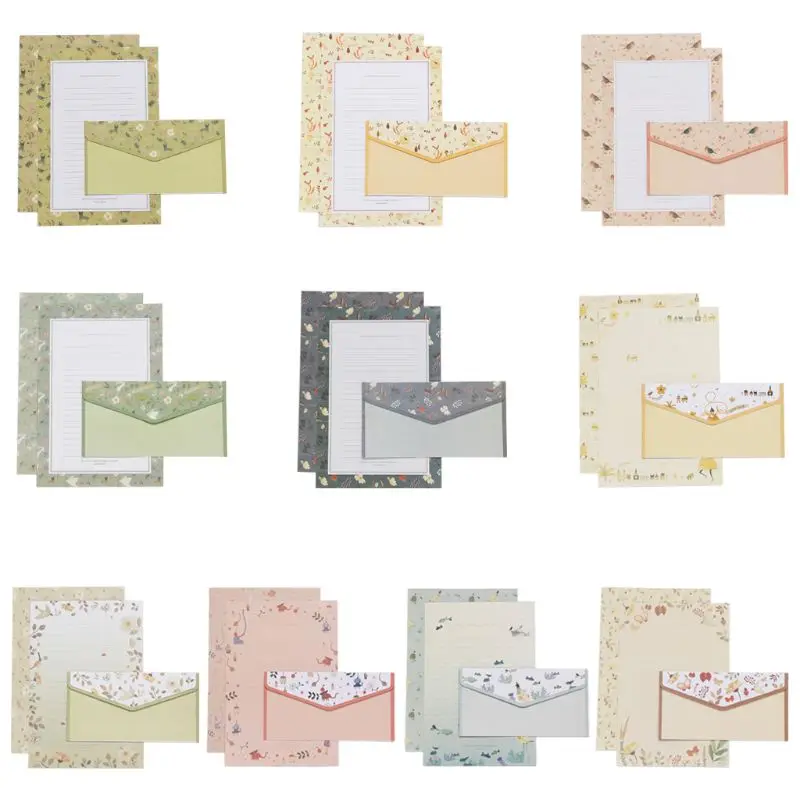 Creative Beautiful Letter Paper Envelope Floral Cute Cartoon Set Letterhead Small Fresh Gifts
Creative Beautiful Letter Paper Envelope Floral Cute Cartoon Set Letterhead Small Fresh Gifts