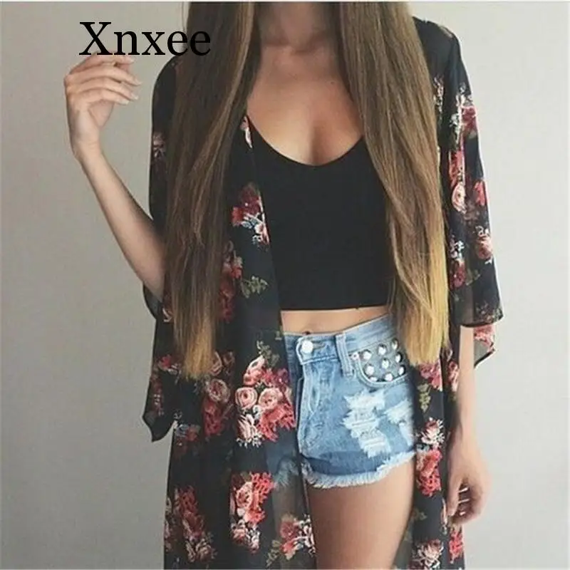 Женское повседневное винтажное кимоно Xnxee, кардиган, женское летнее длинное вязаное шифоновое кимоно, черное свободное кимоно с цветочным принтом, топы, черные
Женское повседневное винтажное кимоно Xnxee, кардиган, женское летнее длинное вязаное шифоновое кимоно, черное свободное кимоно с цветочным принтом, топы, черные
