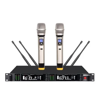 Bolymic UHF wireless microphones dual channels wireless karaoke microphone Cordless Microphone
Bolymic UHF wireless microphones dual channels wireless karaoke microphone Cordless Microphone