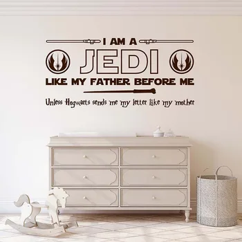 Star Wars Jedi Wall Decal Sticker I am a Jedi Unless Hogwarts Sends Me My Letter Quote Room Wall Sticker 8139Q
Star Wars Jedi Wall Decal Sticker I am a Jedi Unless Hogwarts Sends Me My Letter Quote Room Wall Sticker 8139Q