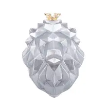 Ornement climatisation 3D tête de Lion évent diffuseur pratique parfum huile essentielle aromathérapie décoration de voiture(China)