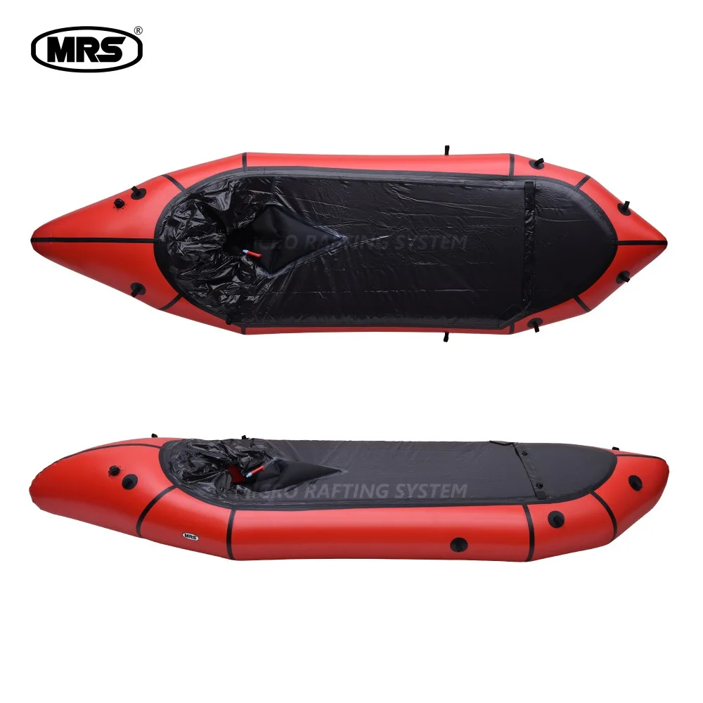 

[MRS][98L]Micro rafting systems red inflatable packraft Kayak ultra-light ship rafting boat extra long