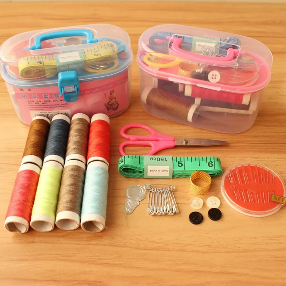 DIY Sewing Box Multi-function Travel Sewing Kit Needle Thread Threader Tape Scissor Storage Bag Sewing Set
DIY Sewing Box Multi-function Travel Sewing Kit Needle Thread Threader Tape Scissor Storage Bag Sewing Set