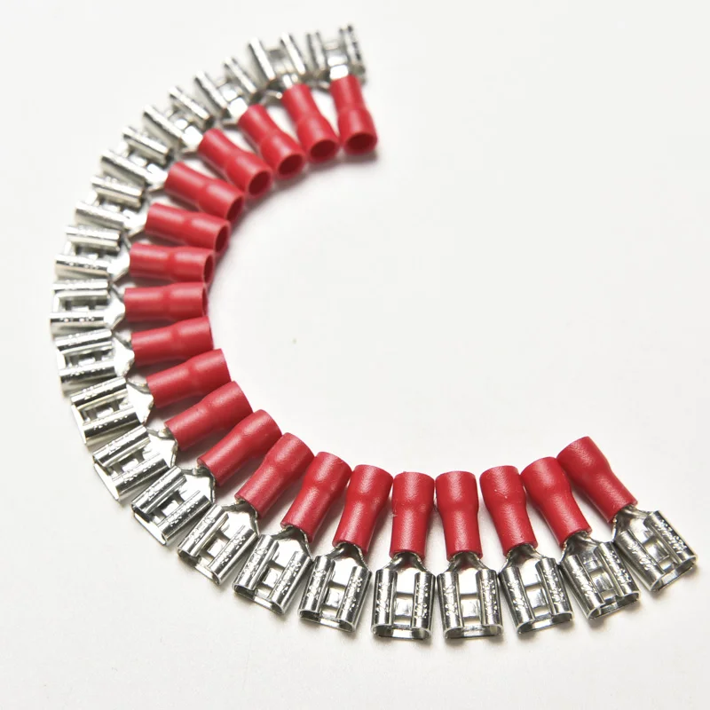 ZLinKJ 20Pcs/lot 16-22AWG Electrical Splice Wire Connector Insulated Female Crimp Spade Terminal Crimp Terminal Wholesale
ZLinKJ 20Pcs/lot 16-22AWG Electrical Splice Wire Connector Insulated Female Crimp Spade Terminal Crimp Terminal Wholesale
