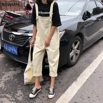 Jumpsuits Women Pockets Leisure Solid Simple All-match High Waist Ankle-length Jumpsuits Womens Soft Trendy Kawaii Playsuits
Jumpsuits Women Pockets Leisure Solid Simple All-match High Waist Ankle-length Jumpsuits Womens Soft Trendy Kawaii Playsuits