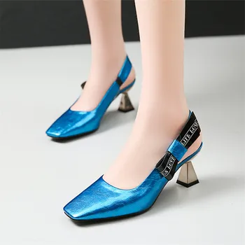 Fashion Covered Toe Luxury Women Sandals Strange High Heels Genuine Leather Spring Summer Prom Party Shoes Woman
Fashion Covered Toe Luxury Women Sandals Strange High Heels Genuine Leather Spring Summer Prom Party Shoes Woman