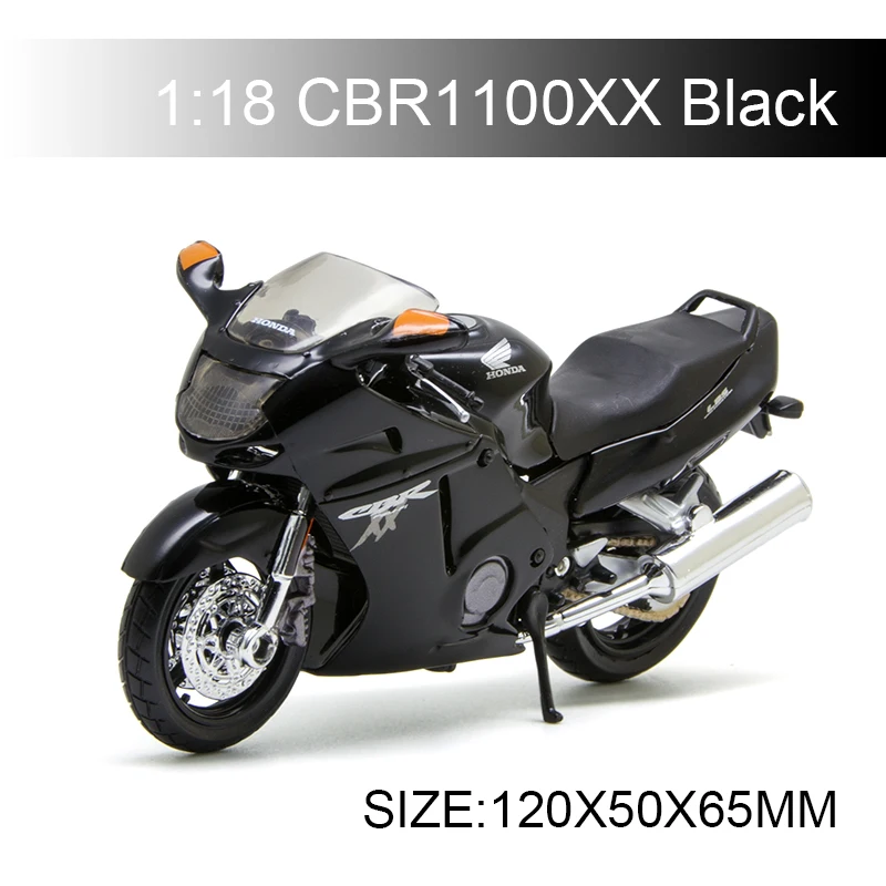 Maisto 1:18 CBR1100XX CBR Black Motorcycle Models CBR 1100XX Diecast Moto Miniature Race Toy For Gift Collection
Maisto 1:18 CBR1100XX CBR Black Motorcycle Models CBR 1100XX Diecast Moto Miniature Race Toy For Gift Collection