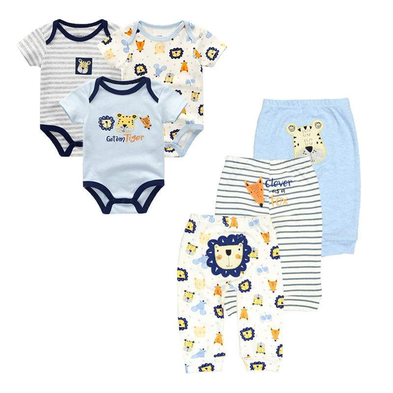 6 PCS/lot newborn baby rompers cartoon baby jumpsuit Cotton baby clothing and pants ropa bebe baby clothes sets
6 PCS/lot newborn baby rompers cartoon baby jumpsuit Cotton baby clothing and pants ropa bebe baby clothes sets
