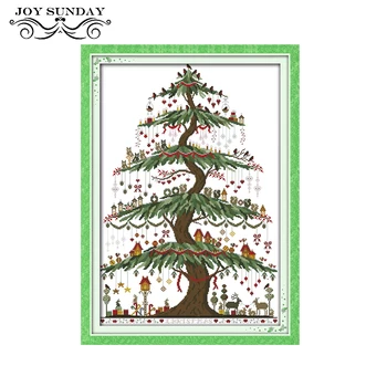 DIY Handwork Counted Printed Cross Stitch Kits Christmas Tree Wishing Tree Patterns 11CT 14CT DMC Chinese Embroidery Needlework
DIY Handwork Counted Printed Cross Stitch Kits Christmas Tree Wishing Tree Patterns 11CT 14CT DMC Chinese Embroidery Needlework