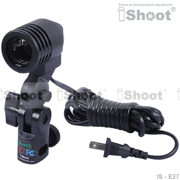 E27 Socket Lamp Holder Mount with Switch Power Cord for Photo Studio Continuous Light LED Bulb Tube
E27 Socket Lamp Holder Mount with Switch Power Cord for Photo Studio Continuous Light LED Bulb Tube