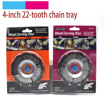 4 inch 22 Teeth Circular Saw Blades Woodworking Chain Angle Chain Grinding Cutting Blade Wood Carving Disc For Angle Grinder
4 inch 22 Teeth Circular Saw Blades Woodworking Chain Angle Chain Grinding Cutting Blade Wood Carving Disc For Angle Grinder