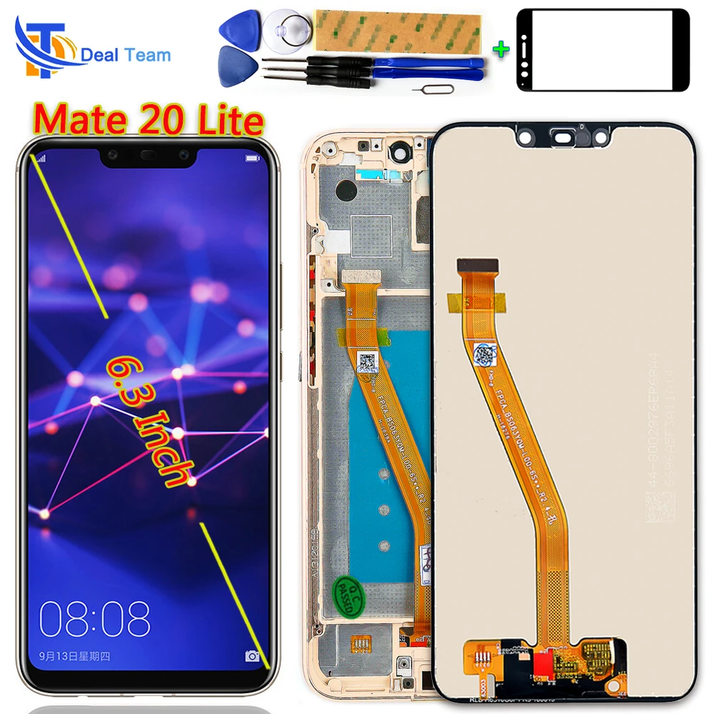 Deal Team 6.3 inch Lcd Display For Huawei Mate 20 Lite Touch Screen mate 20lite Digitizer Assembly 1080*2340 Frame with Tools
Deal Team 6.3 inch Lcd Display For Huawei Mate 20 Lite Touch Screen mate 20lite Digitizer Assembly 1080*2340 Frame with Tools
