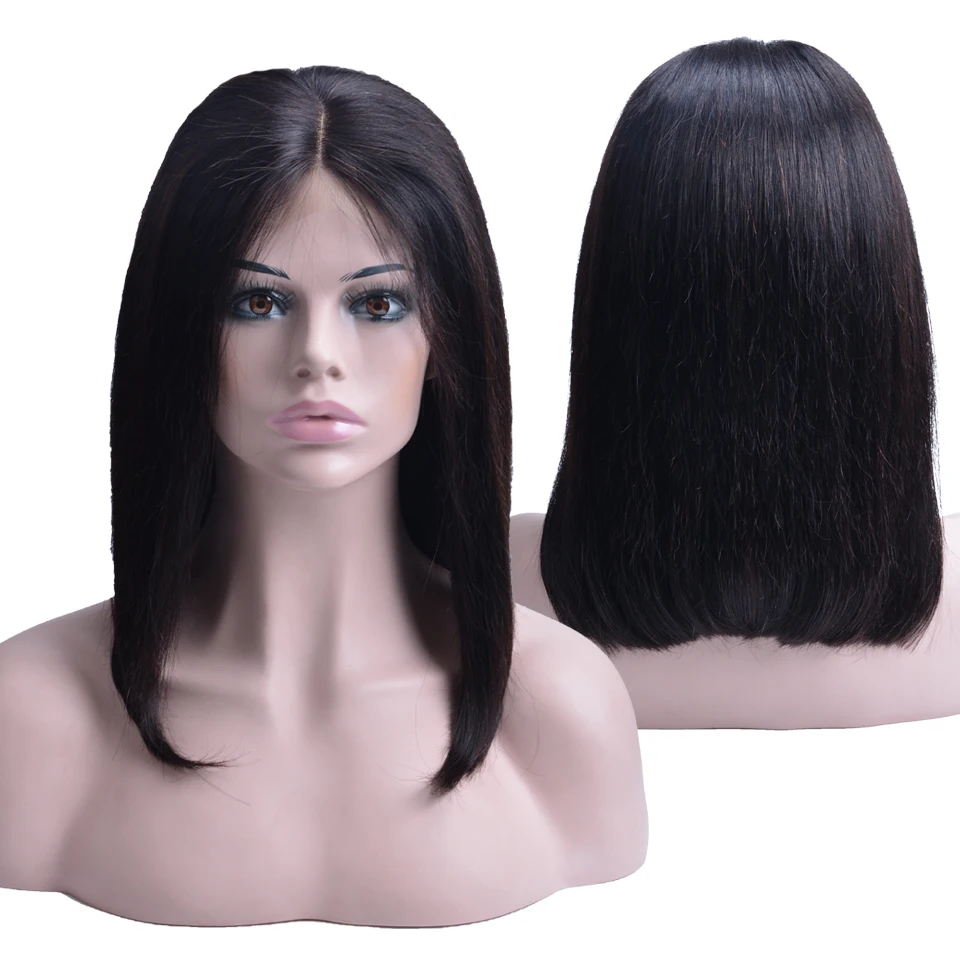 Short Bob Wig Lace Front Human Hair Wigs Pre Plucked Straight Lace Front Wig humain Remy Peruvian Wig For Black Women
Short Bob Wig Lace Front Human Hair Wigs Pre Plucked Straight Lace Front Wig humain Remy Peruvian Wig For Black Women
